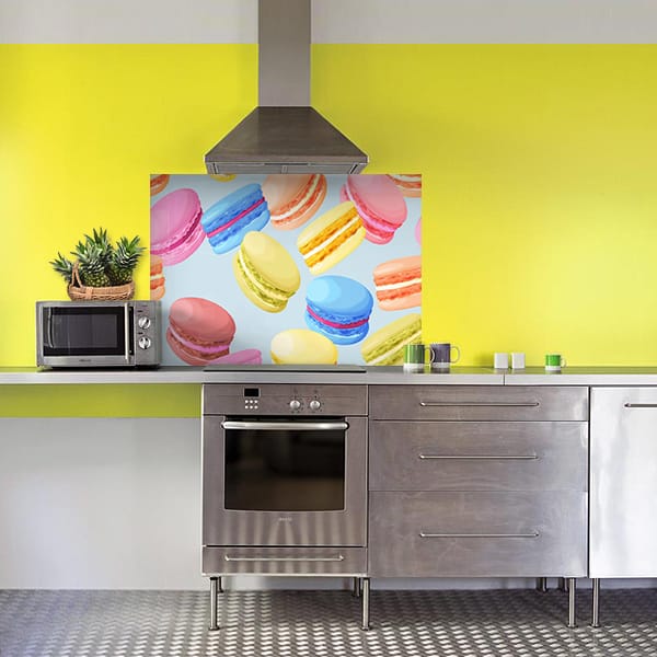 fond de hotte peinture macaron