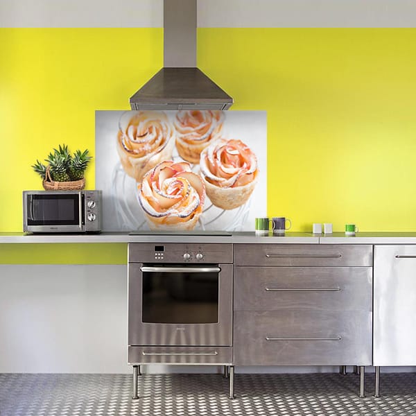 fond de hotte gateaux fleurs roses