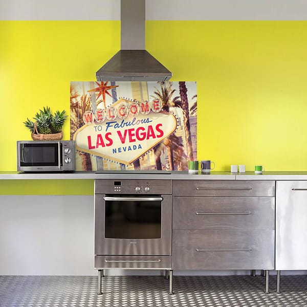 crédence panneau Las Vegas 2 fond hotte
