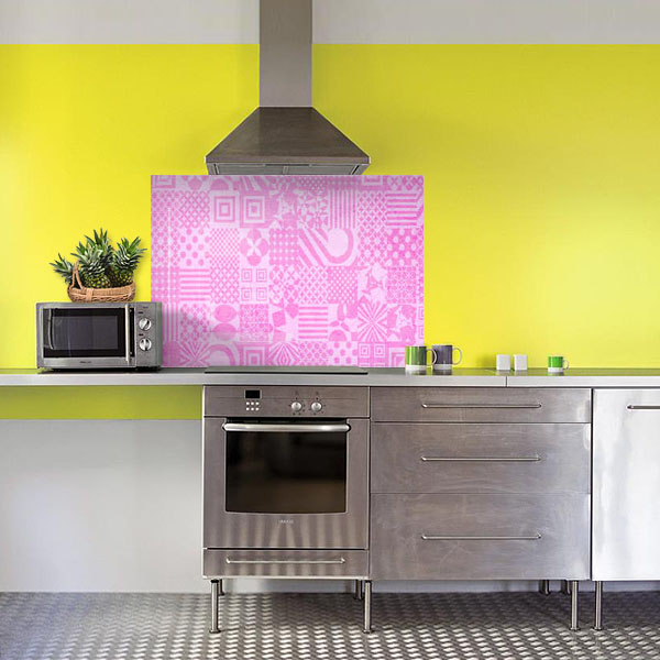 carreaux de ciments roses
