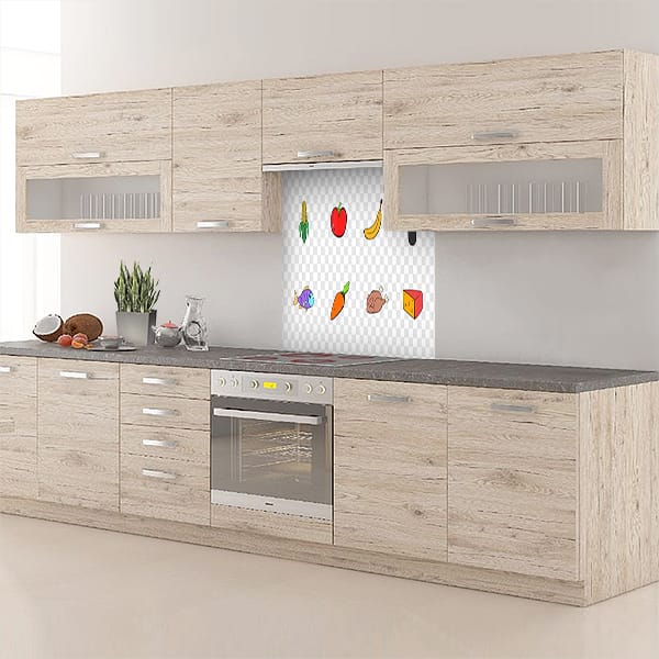 crédence aliment fond de hotte douceurs 2