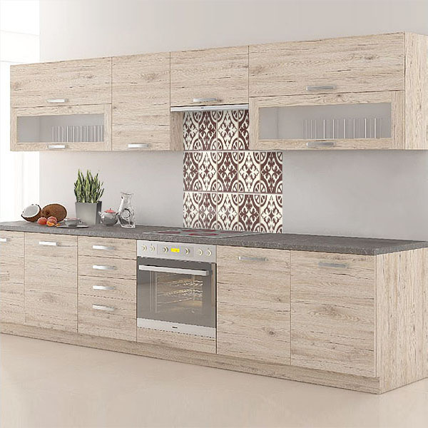 carreaux de ciments marron chocolat