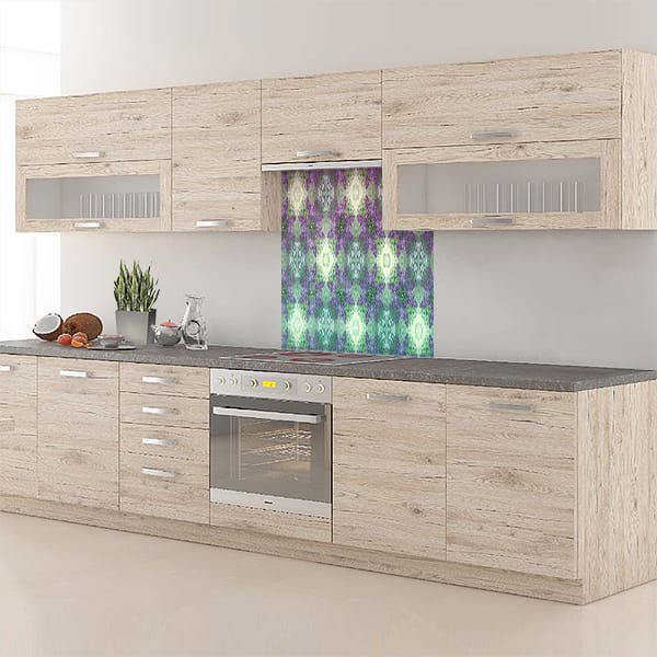 fond de hotte mosaïque carrée