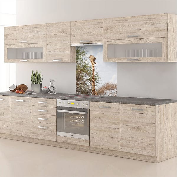 crédence girafe fond hotte