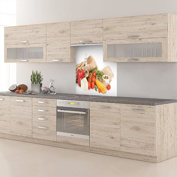 crédence aliment fond de hotte italie