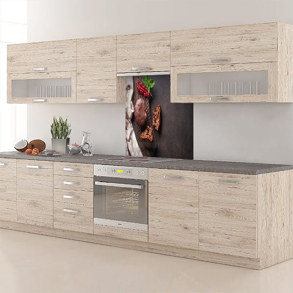 fond de hotte table gâteau au chocolat