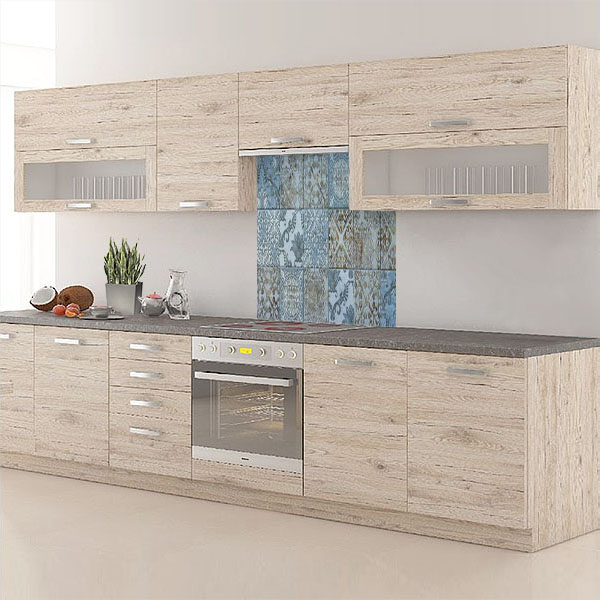 carreaux de ciments gris bleu