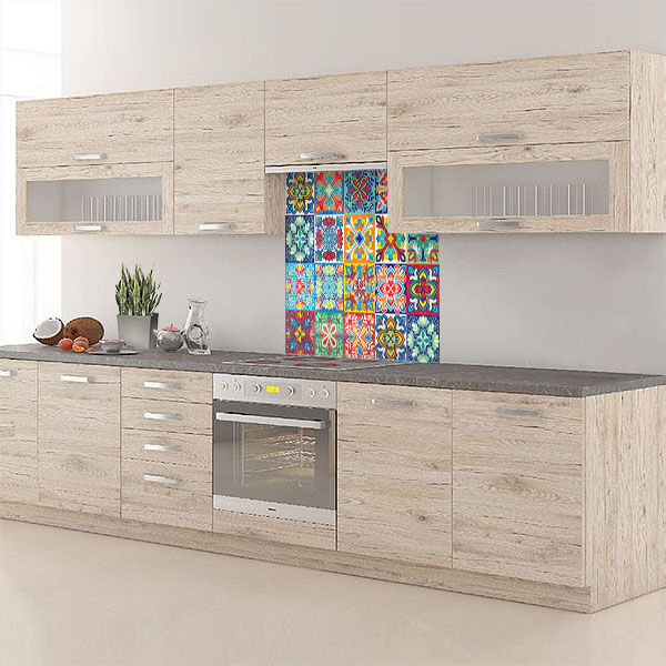 carreaux de ciments multi couleur A
