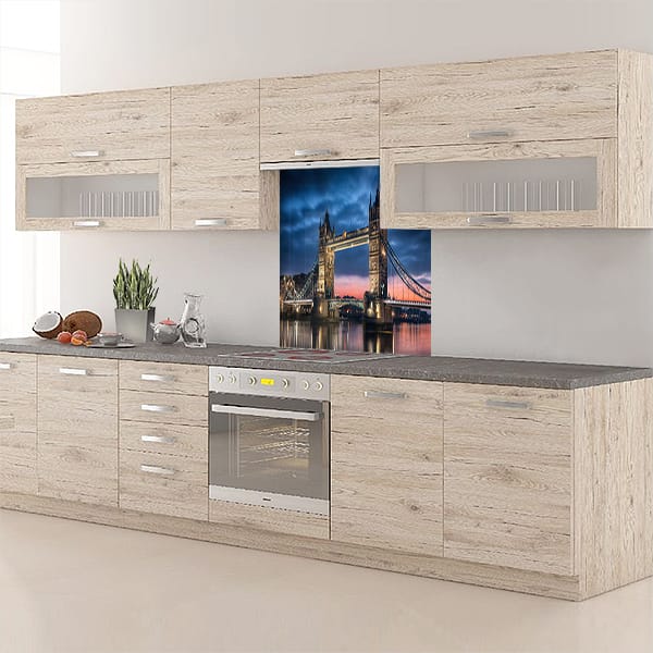 crédence London bridge fond hotte