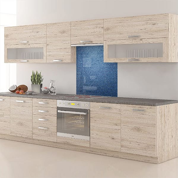 fond de hotte tissu jean bleu