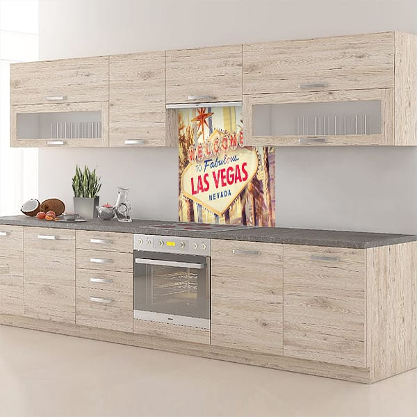 crédence panneau Las Vegas 2 fond hotte