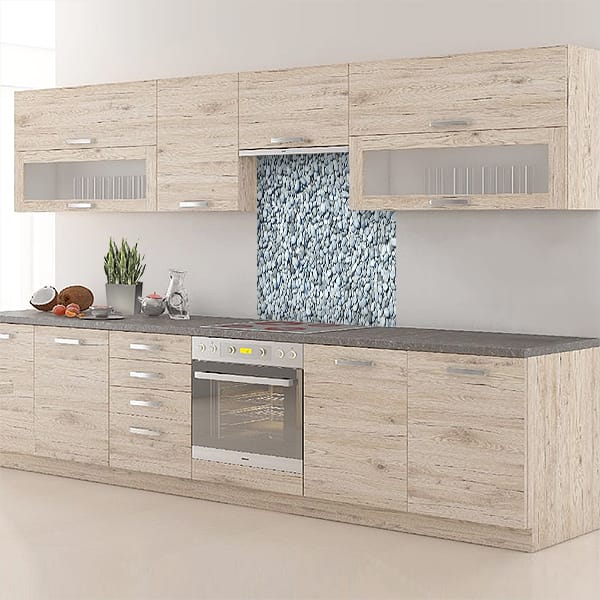 crédence galet hotte