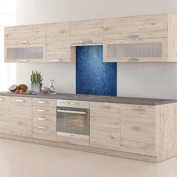 crédence usure bleu hotte