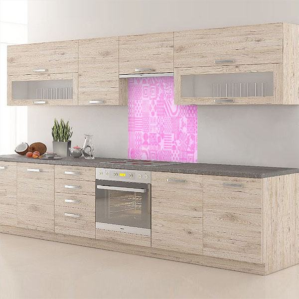 carreaux de ciments roses