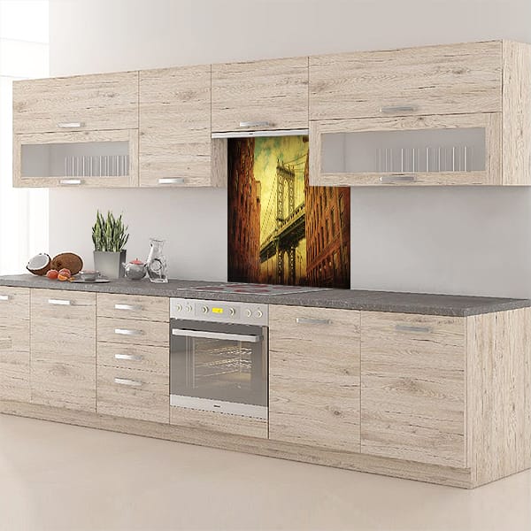 crédence pont New-York fond hotte